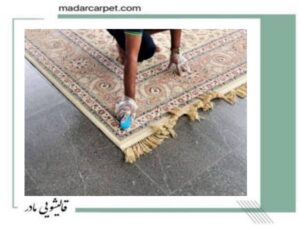 مراحل شستن فرش در قالیشویی با دستگاه
