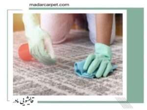 پاک کردن لکه رنگ پلاستیک از روی فرش