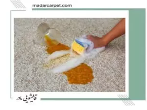 پاک کردن لکه زعفران از روی فرش